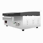 Buffalo Bak-/grillplaat | Elektrisch | Glad Oppervlak 372x367 (gietijzer) | 50°c/300°c | 2.8kw (230v) | 430x445x203(h)mm
