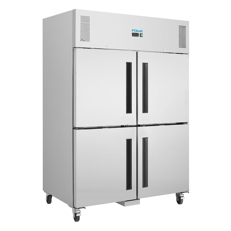Polar G-serie Opstaande Dubbele Stabiele Deur Gastro Vriezer 1200ltr