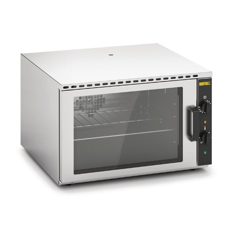 Buffalo Heteluchtoven | 4 Niveaus (2/3 Gn) | Elektrisch | 50°c/250°c | 2.5kw (230v) | 620x600x400(h)mm