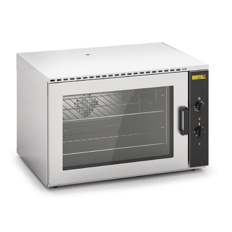 Buffalo Heteluchtoven | 4 Niveaus (1/1 Gn) | Elektrisch | 50°c/250°c | 2.5kw (230v) | 800x600x520(h)mm