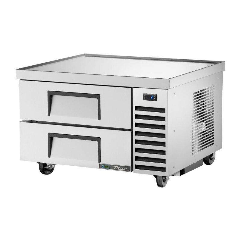 True Koelwerkbank | Laag Model | 35l | 2 Laden (1/1 Gn) | 0°c/+3°c | Geforceerd | Wielen (geremd) | 924x816x645(h)mm