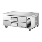 True Koelwerkbank | Laag Model | 78l | 2 Laden (1/1 Gn) | 0°c/+3°c | Geforceerd | Wielen (geremd) | 1318x816x645(h)mm