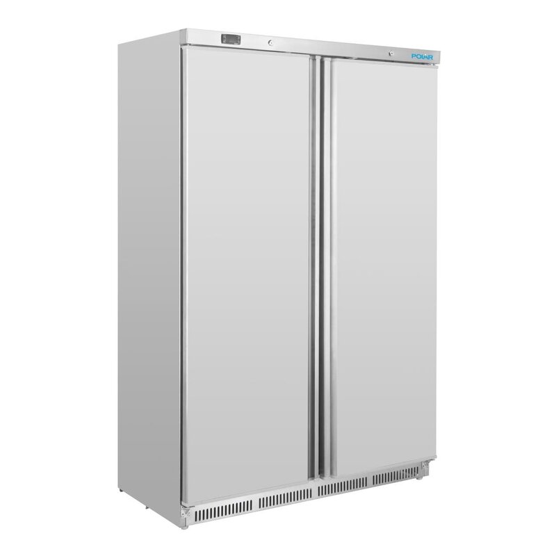 Polar Vrieskast | C-serie | 744l | Rvs | -10°c/-25°c | Geforceerd | Wielen | 1215x585x1853(h)mm