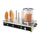 Buffalo Hotdog Verwarmer | 750w | 6 Warmhoud Pennen | 670x340x370(h)mm