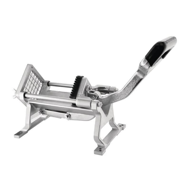 Vogue Fritessnijder Rvs en Aluminium| 9,5mm Snijbladen | 204x436x290(h)mm