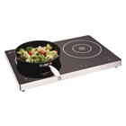 Caterlite Inductiekookplaat | 2 Kookpunten | 60°c/240°c | 3kw (230v) | Touchbediening | 608x370x56(h)mm