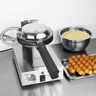 Buffalo Wafelijzer | Enkel | Bubble Wafels | 50°c/250°c | 1.4kw (230v) | Draaibaar | Timer | 275x540x225(h)mm