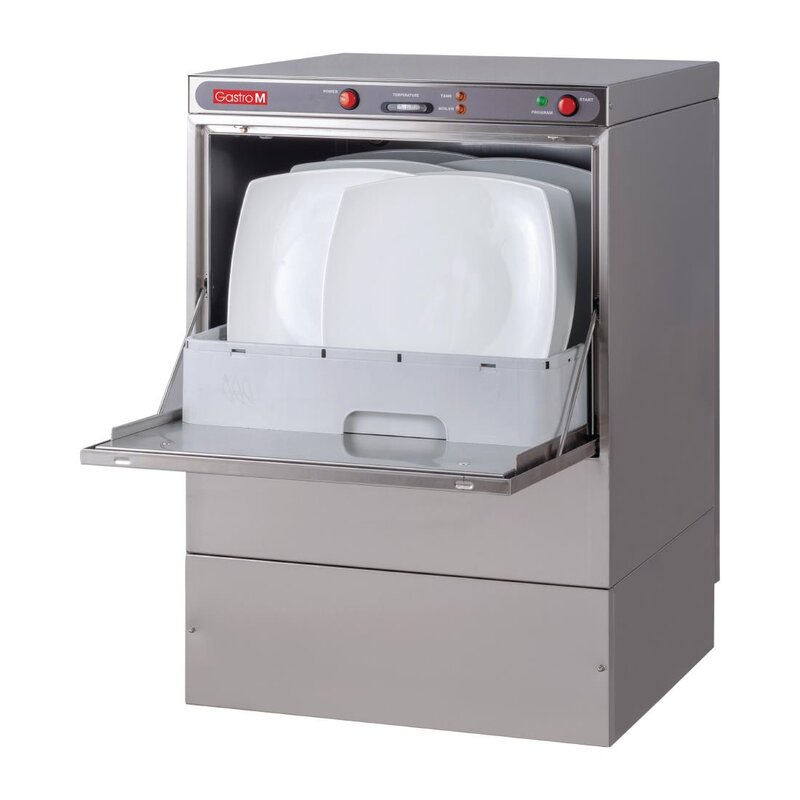 Gastro M Horeca Vaatwasser | Mand 500x500mm | 230v | Afvoerpomp | Naglanspomp | 600x570x830(h)mm