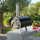 Louis Tellier Buitenoven | Marcel | Hout/houtskool | Temperatuurregeling | 440x755x920(h)mm