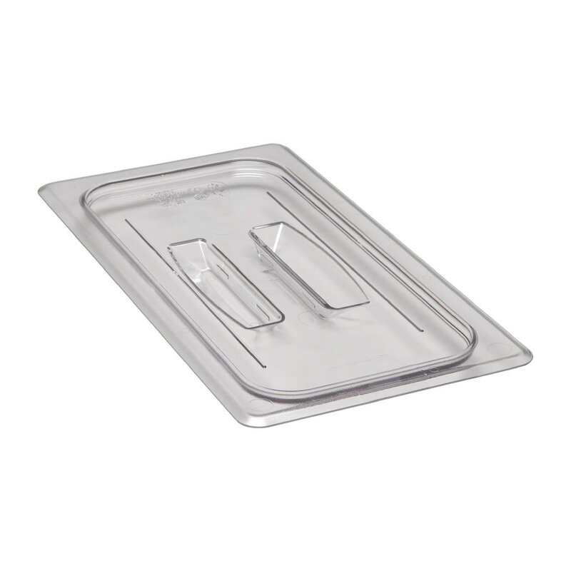 Cambro Gn-deksel | Polycarbonaat | 1/3 GN | Handgreep