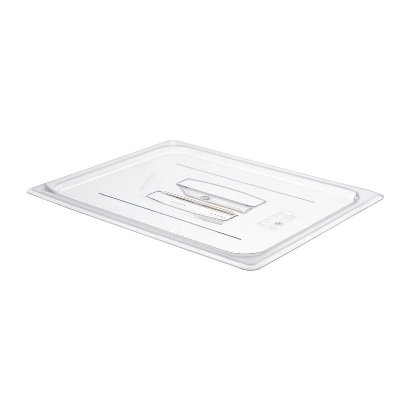 Cambro Gn-deksel | Polycarbonaat | 1/2 GN | Handgreep