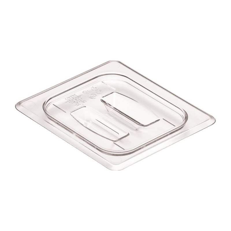 Cambro Gn-deksel | Polycarbonaat | 1/6 GN | Handgreep