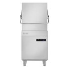Buffalo Doorschuifvaatwasser | Mand 500x500 | Afvoerpomp | Zeeppomp | Naglanspomp | 400v | Touchscreen | 700x785x1480/1960(h)mm