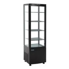 Polar Gebaksvitrine | 235l | Zwart | +2°c/+12°c | 5 Schappen | 515x485x1690(h)mm