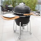 Buffalo Kamado Barbecue | Houtskool | Rooster (ø485) | Temperatuurweergave | Wielen (geremd) | 1330x760x1180(h)mm