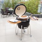 Buffalo Kamado Barbecue | Houtskool | Rooster (ø485) | Temperatuurweergave | Wielen (geremd) | 1330x760x1180(h)mm