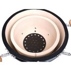 Buffalo Kamado Barbecue | Houtskool | Rooster (ø485) | Temperatuurweergave | Wielen (geremd) | 1330x760x1180(h)mm
