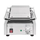 Buffalo Contact-/paninigrill | Enkel | Glad Oppervlak 210x226 (gietijzer) | 100°c/300°c | 1.5kw (230v) | 290x395x210(h)mm