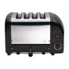 Dualit Broodrooster Zwart | Cap.4st. | 130 Sneden/h | 230v | 360x210x220(h)mm