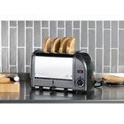 Dualit Broodrooster Grijs 40348 | Cap.4st. | 130 Sneden/h | 230v | 360x210x220(h)mm