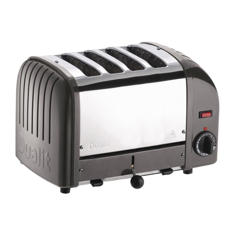 Dualit Broodrooster Grijs 40348 | Cap.4st. | 130 Sneden/h | 230v | 360x210x220(h)mm