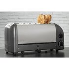 Dualit Broodrooster Grijs 60156 | Cap. 6st. | 195 Sneden/h | 230v | 460x210x220(h)mm