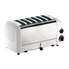 Dualit Broodrooster Wit 60146 | Cap. 6st. | 195 Sneden/h | 230v | 460x210x220(h)mm