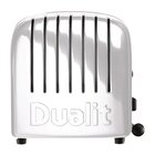Dualit Broodrooster Wit 60146 | Cap. 6st. | 195 Sneden/h | 230v | 460x210x220(h)mm