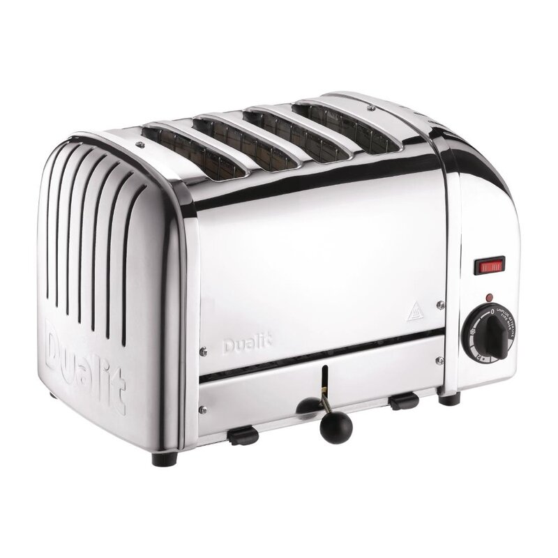 Dualit Broodrooster Rvs | Cap.4st. | 130 Sneden/h | 230v | 360x210x220(h)mm