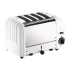 Dualit Broodrooster Wit 40355 | Cap.4st. | 130 Sneden/h | 230v | 360x210x220(h)mm