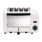 Dualit Broodrooster Wit 40355 | Cap.4st. | 130 Sneden/h | 230v | 360x210x220(h)mm