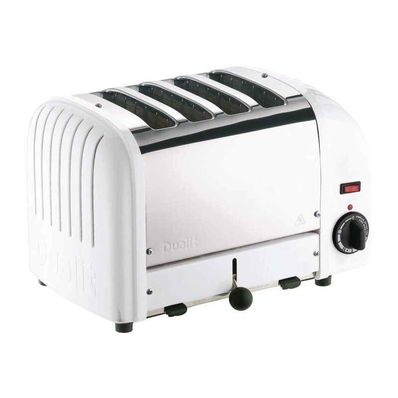 Dualit Broodrooster Wit 40355 | Cap.4st. | 130 Sneden/h | 230v | 360x210x220(h)mm