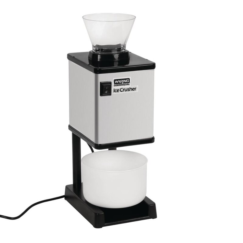 Waring Ijscrusher | Rvs | Elektrisch | 30kg/u | Verstelbare Hoogte | 190x250x440(h)mm