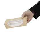 Colpac Kraft Saladebakken Met Venster en Insteeksluiting 1ltr (200 Stuks)