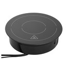 Buffalo Inductiekookplaat | Inbouwmodel | 1 Kookpunt | 1kw (230v) | ø245x68(h)mm