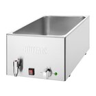 Buffalo Bain-marie | Elektrisch | 1/1 GN | 30°c/90°c | 1.2kw (230v) | Aftapkraan | 432x645x327(h)mm