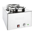 Buffalo Hotpot Bain-marie | Elektrisch | 2x 5.2l | 30°c/90°c | 1.2kw (230v) | 432x645x327(h)mm