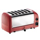 Dualit Broodrooster Rood 60154 | Cap. 6st. | 195 Sneden/h | 230v | 460x210x220(h)mm