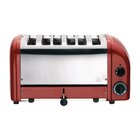 Dualit Broodrooster Rood 60154 | Cap. 6st. | 195 Sneden/h | 230v | 460x210x220(h)mm