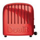 Dualit Broodrooster Rood 60154 | Cap. 6st. | 195 Sneden/h | 230v | 460x210x220(h)mm