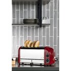 Dualit Broodrooster Rood 60154 | Cap. 6st. | 195 Sneden/h | 230v | 460x210x220(h)mm