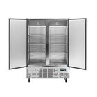Polar Vrieskast | 960l | Rvs | -10°c/-20°c | Geventileerd | 0.7kw | Wielen (geremd) | 1340x710x2010(h)mm