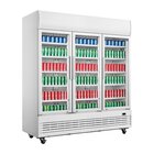 Polar Koelkast | G-serie | 1300l | Wit | 0°c/+10°c | Geforceerd | Draaideuren | Wielen (geremd) | 1560x730x2036(h)mm