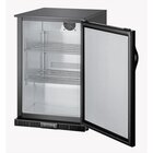 Polar Barkoeling Zwart | 128l | 180w | Met Klapdeur | 600x520x850(h)mm