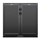 Polar Barkoelkast | Laag Model | 198l | Zwart | +2°c/+8°c | Geventileerd | 2 Klapdeuren (dicht) | 900x520x850(h)mm