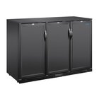 Polar Barkoelkast | G-serie | Zwart | 320l | +2°c/+8°c | Statisch + Ventilator | Draaideuren | 1350x520x850(h)m
