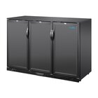Polar Barkoelkast | G-serie | Zwart | 320l | +2°c/+8°c | Statisch + Ventilator | Draaideuren | 1350x520x850(h)m
