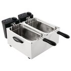 Caterlite Friteuse | Elektrisch | 3.5+3.5l | 130°c/190°c | 4kw (2x 230v) | 415x429x240(h)mm