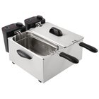 Caterlite Friteuse | Elektrisch | 3.5+3.5l | 130°c/190°c | 4kw (2x 230v) | 415x429x240(h)mm