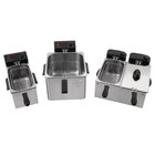 Caterlite Friteuse | Elektrisch | 3.5+3.5l | 130°c/190°c | 4kw (2x 230v) | 415x429x240(h)mm